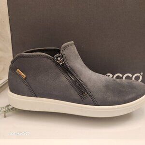 Ecco Soft 7 "Dark Shadow" Zip Sneakers. NIB. Size Various